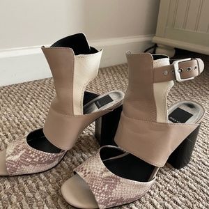 Dolce Vita snakeskin heel
